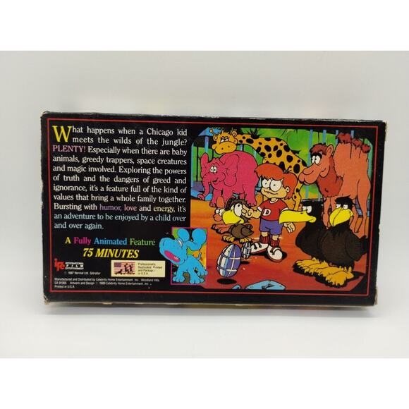 David & The Magic Pearl (1988) VHS Animation Good Condition 75 Minutes - Picture 2 of 3